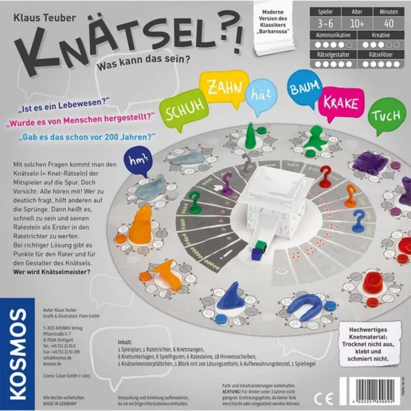 Kosmos 69089 juego de mesa trivia