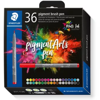 Rotulador pincel Staedtler Pigment Arts 36 colores