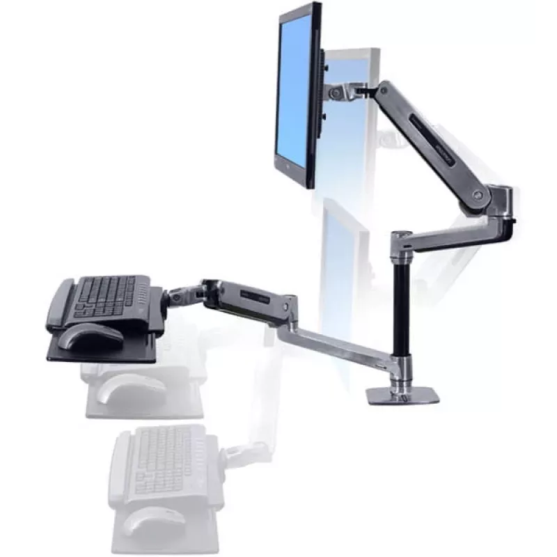 ERGOTRON WorkFit-LX sistema de montaje de escritorio de pie/sentado