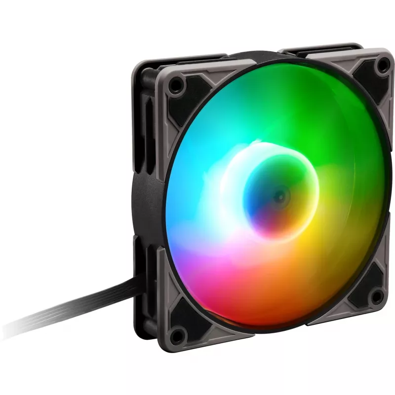 SHARKOON SilentStorm 120 PWM ARGB ventilador para carcasa de 120mm