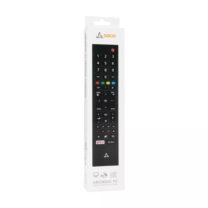Mando a distancia SBOX RC-01407 – mando de repuesto para televisores Grundig, compatibilidad universal con varios modelos