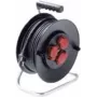 Enrollador de cable Bachmann 392.183 40 m 3 salidas AC exterior negro