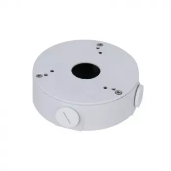 Caja de conexión DAHUA PFA13G – interior, blanca, Ø11,2 cm, altura 36 mm, carga máx. 2 kg