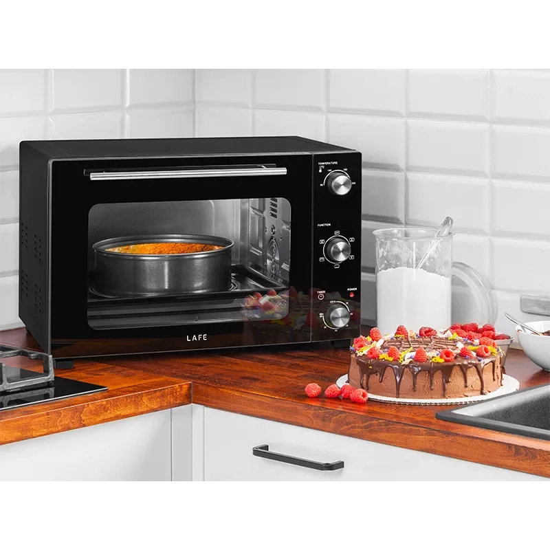 LAFE HeatMaster PIW-005 Horno eléctrico, 48 L, 1800 W, convección, asador giratorio