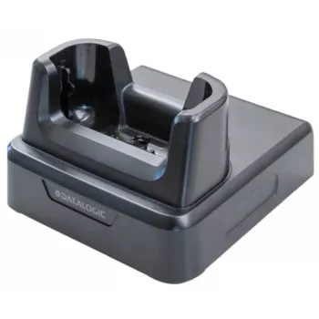 Datalogic Base de carga de una ranura, solo para carga, requiere: cable USB-C/94ACC0327 y adaptador de corriente/94ACC0383, la carga sin la funda de goma requiere un adaptador para