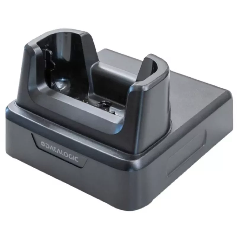 Datalogic Base de carga de una ranura, solo para carga, requiere: cable USB-C/94ACC0327 y adaptador de corriente/94ACC0383, la carga sin la funda de goma requiere un adaptador para