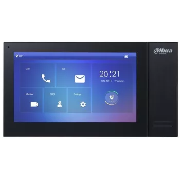 Portero automático de vídeo DAHUA VTH2421FB — LCD de 7 inch 1024×600, altavoz de 1,5 W, Fast Ethernet, G.711, TCP/IP, Linux
