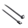 CableMod ModMesh - Cable SATA - Serial ATA 150/300/600 - SATA (M) en ángulo recto a SATA (M) - 60 cm - Carbón (CM-CAB-RSAT-N60KC-R)