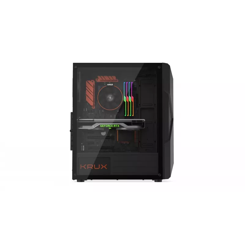 Krux ASTRAL - PC - negra - ATX - micro ATX - Mini-ITX - Gaming - 15,9 cm - 29 cm