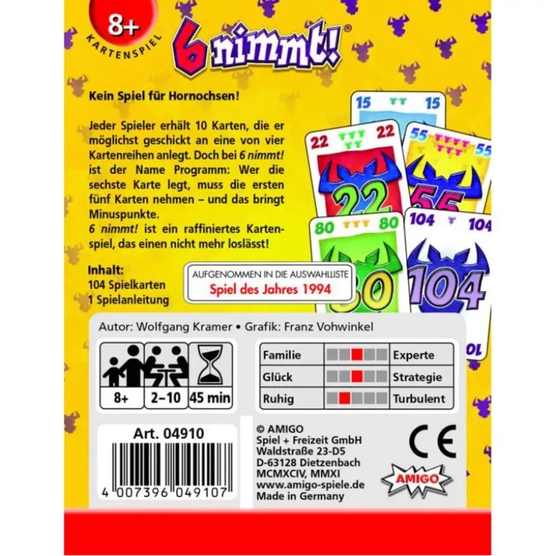 Amigo 6 nimmt!, juego de cartas