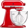 KitchenAid 5KSM5GB Bol de cristal para batidoras de pie, 4,8 L