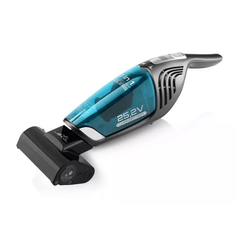 ETA | Aspirador | ETA845390000 Moneto II Aqua Plus | Batería | Escoba de mano 2en1 | Función de lavado | N/A W | 25,2 V | Autonomía (máx.) 50 min | Gris/Azul