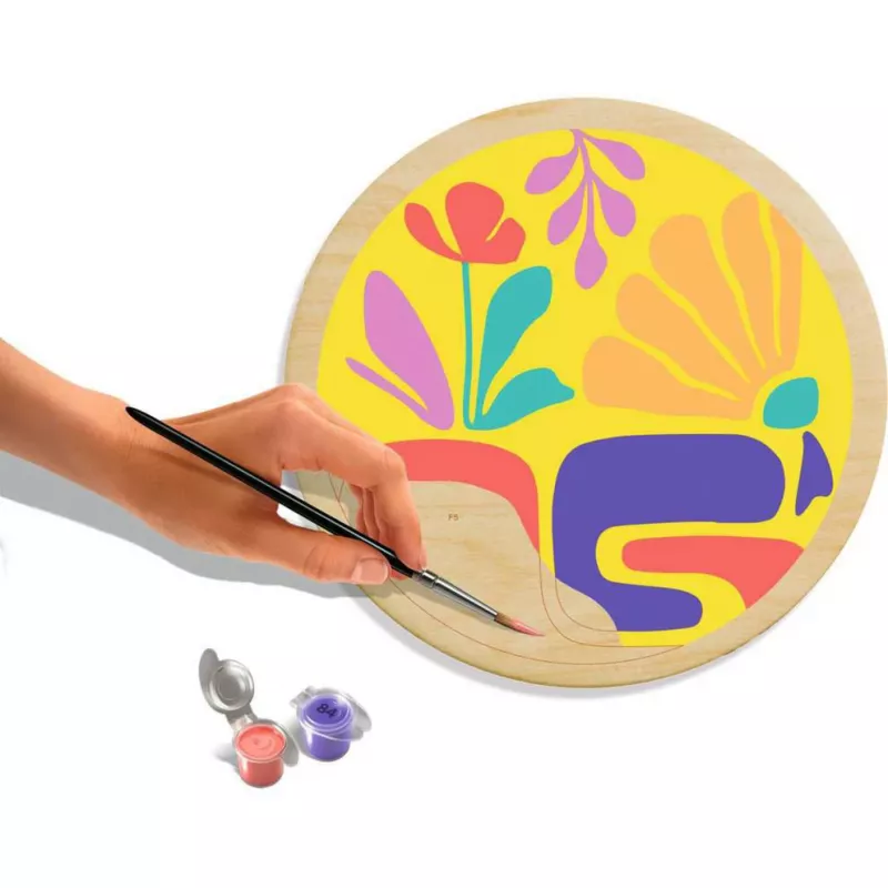 Set de puzle Ravensburger CreArt Wooden - Organic Vibrations, set de puzle creativo de madera