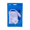 Adaptador de cable de vídeo Savio CL-27B 0,1 m HDMI Type-A (estándar) VGA (D-Sub) blanco