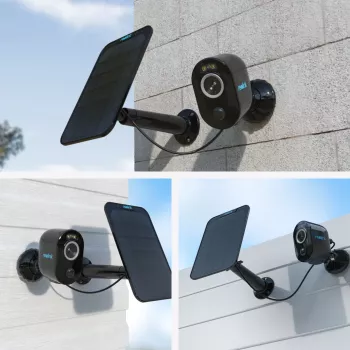 Cámara de vigilancia Wi-Fi Reolink Argus Series B330 Negra 5MP (2880x1616), alimentada por batería, protección climática IP65, visión nocturna en color, detección inteligente