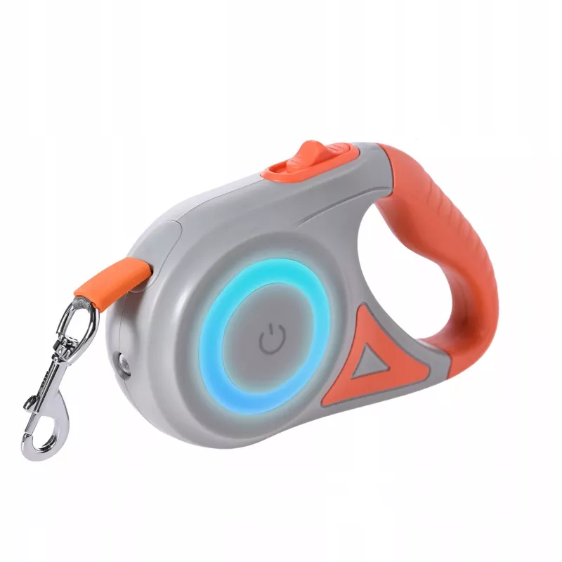 Extralink Correa retráctil LED para perro 5 m con luz lateral
