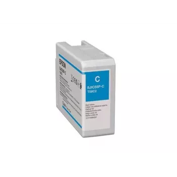Cartucho de tinta Epson SJIC55(C) 1 ud. original cian