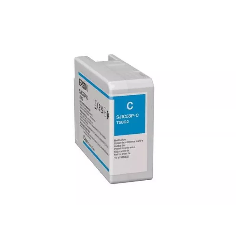 Cartucho de tinta Epson SJIC55(C) 1 ud. original cian