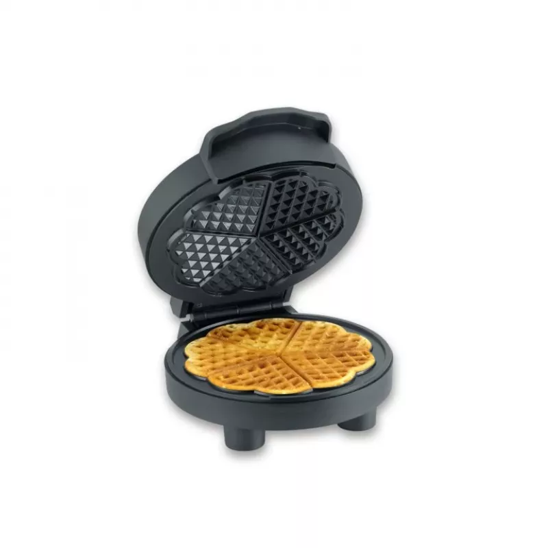 Gofrera Severin WA 2116 1000 W Negra Forma de corazón