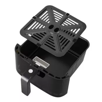 Freidora de aire Lovio LVAF001BK 5 l negra — freidora de aire compacta, capacidad de 5 litros