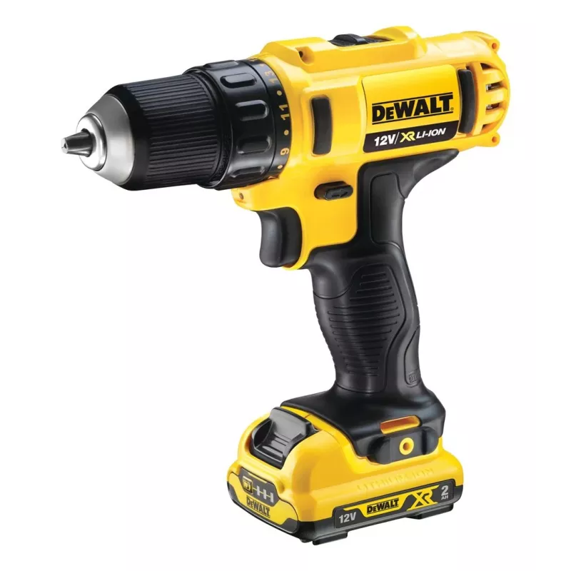 DeWALT DCD atornillador-taladro inalámbrico 10,8V batería Li-Ion, enchufe europeo