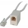 Cable alargador de teléfono modular RJ-ISDN ShiverPeaks 70226-8/4W con conector macho Western 8/4