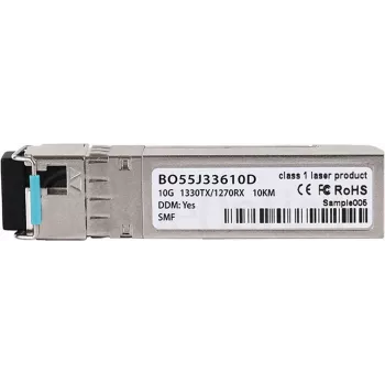Transceptor SFP+ de fibra óptica CBO SFP-10G-BX-D 10G 1310nm fibra única
