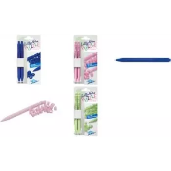 Set de bolígrafos WEDO LetterPen PUZZLE 2 piezas, menta — bolígrafo recargable, escritura suave