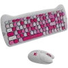 Conjunto de teclado y ratón inalámbricos CANYON HSET-W6 Pink Kitty Edition