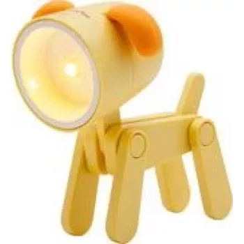 Lámpara de mesa LED RealPower 486316 naranja amarillo 1 bombilla batería