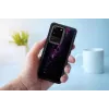 Funda protectora iKins para Samsung Galaxy S20 Ultra – acabado Milky Way negro