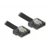 Cable SATA DeLOCK 83841 0,5 m SATA III 7 pines negro