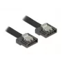 Cable SATA DeLOCK 83841 0,5 m SATA III 7 pines negro