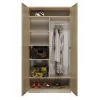 Armario ropero Top E Shop SD-90 SON KPL, marco color roble, 7 estantes, 2 puertas