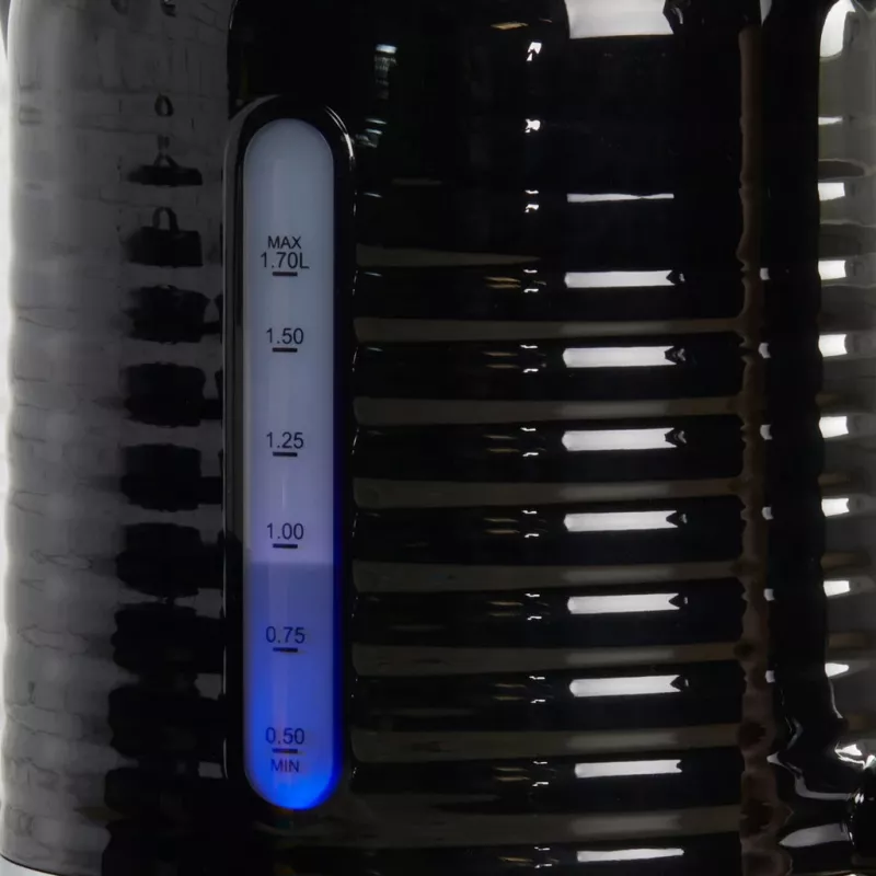 Hervidor eléctrico Petra 1,7 l 3 kW Negro