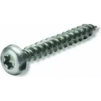 Tornillo Cimco 191215 — tornillo de acero galvanizado para tableros de fibra, 30 mm de longitud, diámetro de rosca 4 mm, 1 ud.