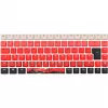 Sharkoon SKILLER SGK50 S3 Design Bundle D3 set para juegos, alfombrilla de ratón de 400 x 900 mm, teclas PBT, rojo/negro