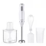 Adler AD 4620 set de batidora de mano, 800 W, 2 velocidades, picadora de 450 ml, vaso de 750 ml, varillas, blanco