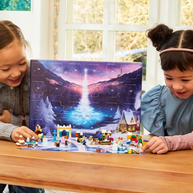 Juguete de construcción LEGO Disney Frozen calendario de adviento 2025 Set 43273 — 231 piezas, 4 minifiguras, edad 5+