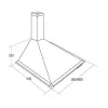 Campana extractora Akpo WK-5 Elegant Turbo 60 blanca