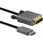 Cable DisplayPort a DVI helos 1,0 m – conexión de vídeo digital, compatible con Single-Link DVI