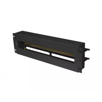 Panel de gestión de cables Lanberg AK-VDP103-B acero negro 482,5 mm