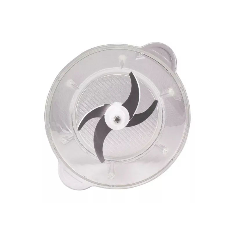 Beper P102ROB001 picadora de alimentos, recipiente de vidrio de 1,5 l, 500 W, 2 velocidades, 4 cuchillas de acero inoxidable, acero inoxidable / negro