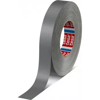 Cinta textil Tesa 04651 25 m x 50 mm, gris, cinta de tela
