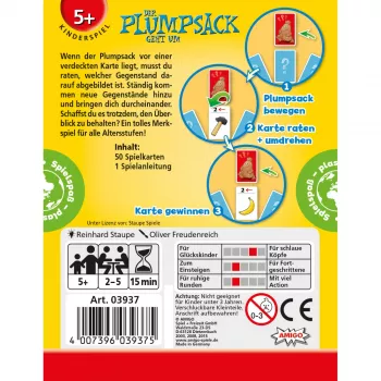Der Plumpsack geht um, juego de memoria