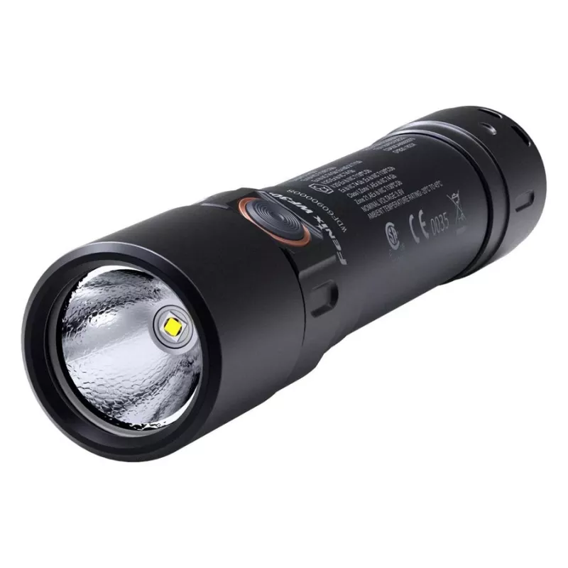 Linterna frontal Fenix WF30RE negra LED IP68 120 h de duración de batería