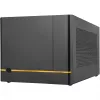 SilverStone SUGO SG14B - torre - Mini-DTX - sin fuente de alimentación (ATX / PS/2) - negro - USB/audio (SST-SG14B)