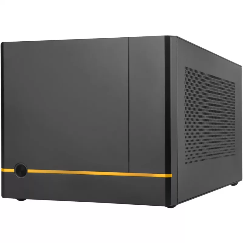 SilverStone SUGO SG14B - torre - Mini-DTX - sin fuente de alimentación (ATX / PS/2) - negro - USB/audio (SST-SG14B)