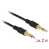 Cable de audio 3,5 mm DeLOCK 85549 2 m negro