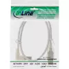 Microconnect USBAB5ANGLED-L Cable USB USB 2.0 5 m USB A USB B blanco